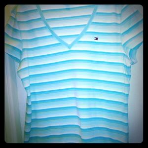 Tommy Hilfiger Stripped, Short Sleeve Shirt XL